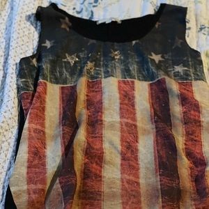 star spangled tank with studs